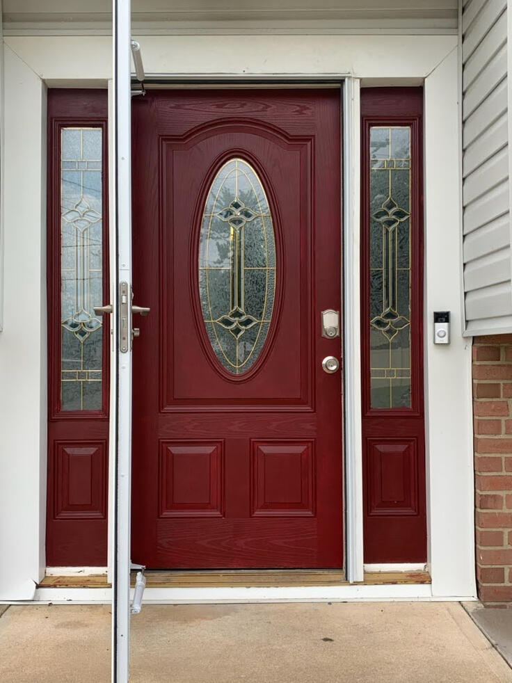 Red Entry Door (AFTER)